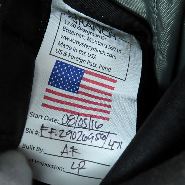 実際に弊社で買取させて頂いたMYSTERY RANCH×FLATHEAD/ミステリーランチ×フラットヘッド FREAK'S STORE 30周年 別注 リュック/バックパック の画像 4枚目