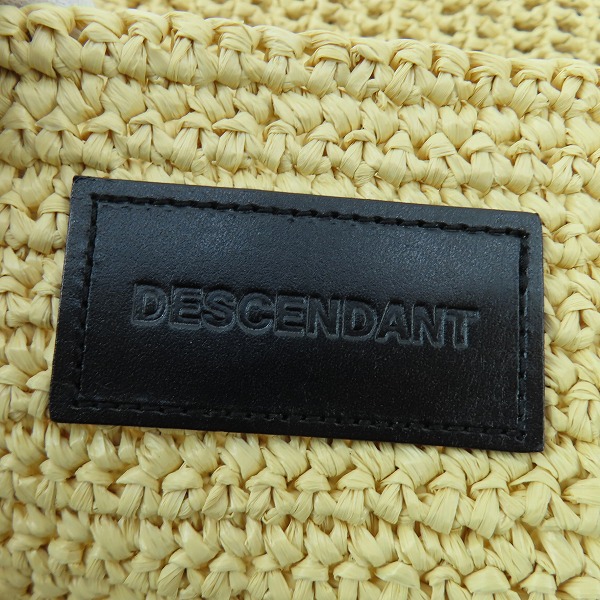 実際に弊社で買取させて頂いたDESCENDANT/ディセンダント CETUS RAFFIA BAG バッグ 241MADS-CG01の画像 5枚目