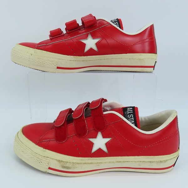 実際に弊社で買取させて頂いたCONVERSE/コンバース ワンスター ベルクロ レッド スニーカー/8の画像 3枚目