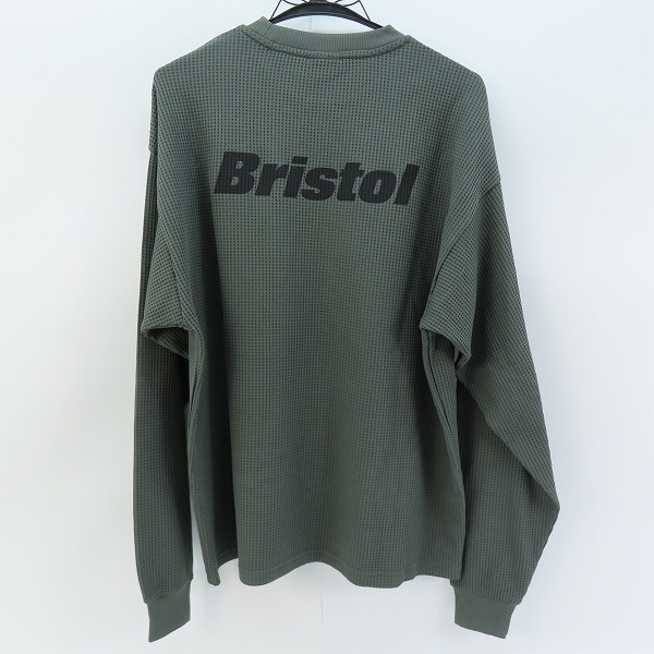 実際に弊社で買取させて頂いたF.C.Real Bristol/エフシーレアルブリストル TECH WAFFLE TEAM CREWNECK TOP/テックワッフル チームクルーネック/Sの画像 1枚目