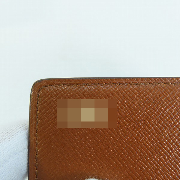 実際に弊社で買取させて頂いたLOUIS VUITTON/ルイ ヴィトン モノグラム ポルトトレゾール エテュイ パピエ 三つ折り財布 M61202の画像 6枚目