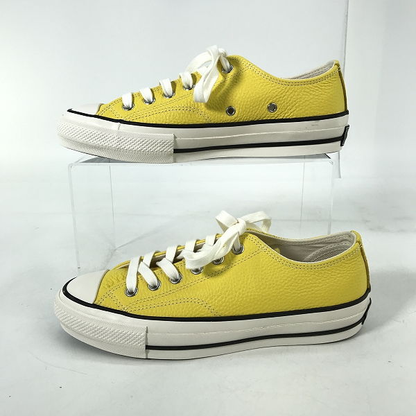実際に弊社で買取させて頂いたCONVERSE/コンバース ADDICT/アディクト CHUCK TAYLOR LEATHER OX 1AD987/25.5の画像 3枚目