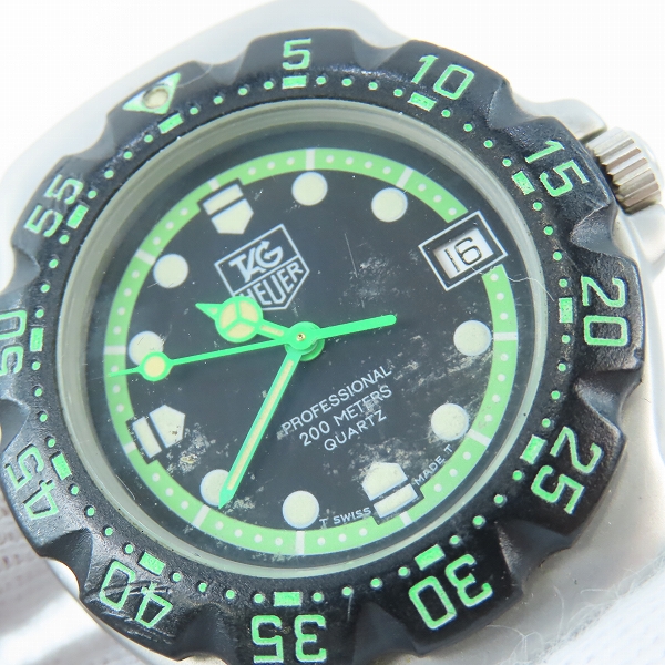 実際に弊社で買取させて頂いたTAG HEUER/タグホイヤー フォーミュラ1 プロフェッショナル 375.513【動作未確認】の画像 4枚目