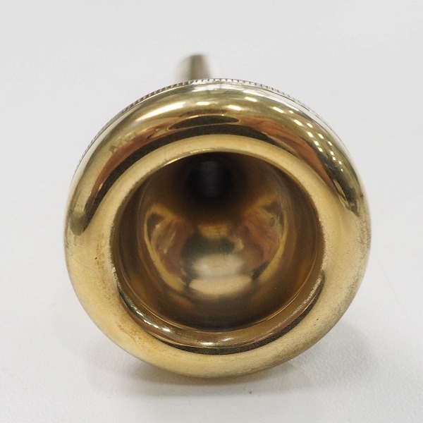 実際に弊社で買取させて頂いたKING/キング M21 トロンボーン用 細管 マウスピース ゴールド の画像 3枚目