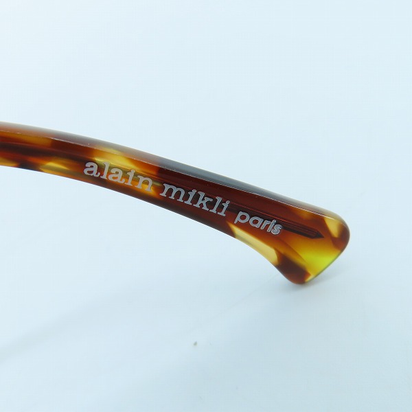 実際に弊社で買取させて頂いたalain mikli/アランミクリ フード付き デミ柄 サングラス/アイウェア 5018の画像 4枚目