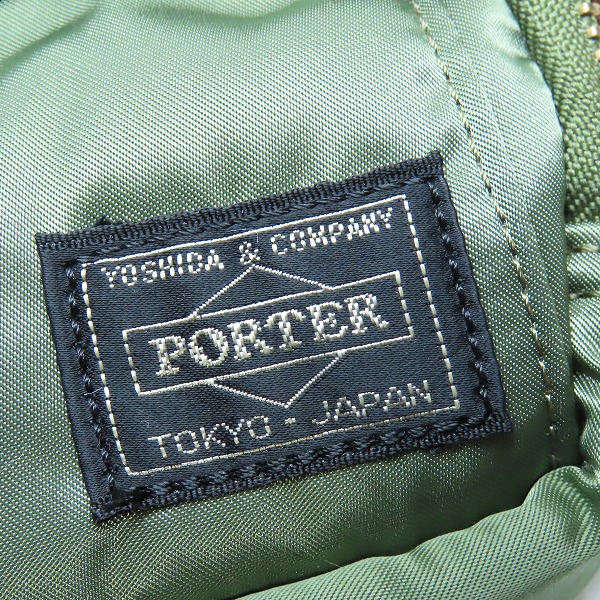 実際に弊社で買取させて頂いた(5)PORTER/ポーター TANKER/タンカー ポーチ カーキの画像 5枚目
