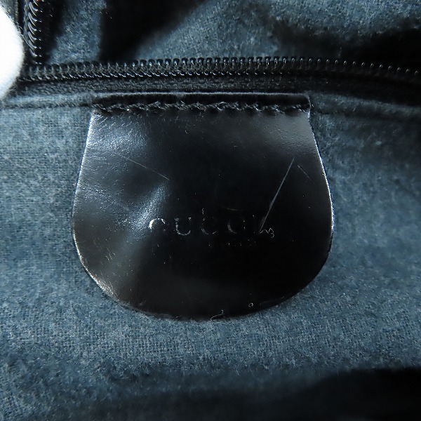 実際に弊社で買取させて頂いたGUCCI/グッチ エナメル  ハンドバッグの画像 4枚目