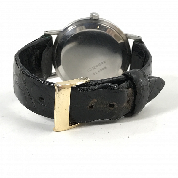 実際に弊社で買取させて頂いた【ジャンク】SEIKO CRONOS/セイコークロノス ヴィンテージ腕時計 J14048の画像 2枚目