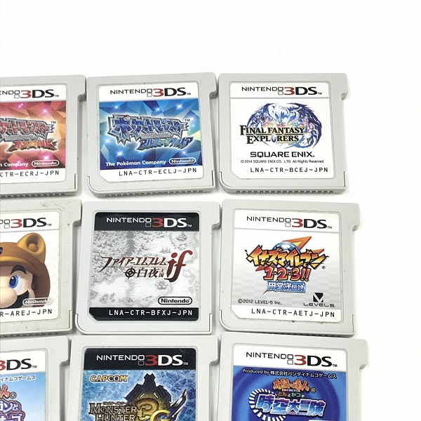 実際に弊社で買取させて頂いた【おまとめ】任天堂/Nintendo ニンテンドー 3DS ソフト ポケモン/ポケットモンスタームーン/オメガルビー/マリオ3Dランド 等の画像 2枚目