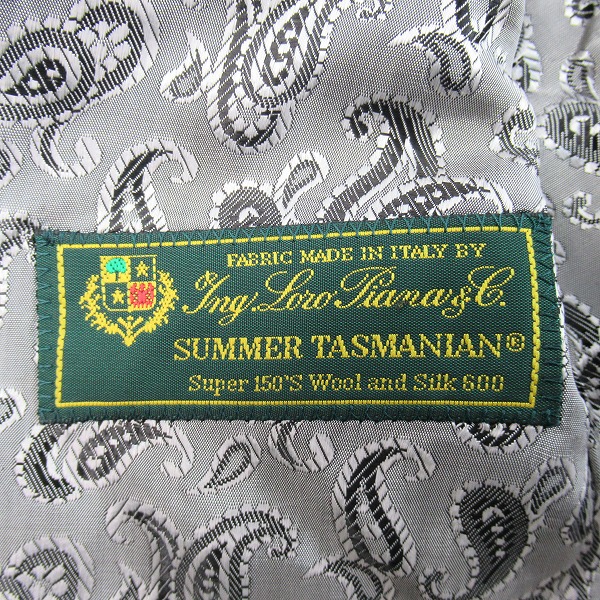 実際に弊社で買取させて頂いたLoro Piana/ロロピアーナ サマータスマニアンジャケット/52の画像 2枚目