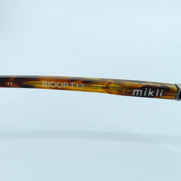 実際に弊社で買取させて頂いたalain mikli×STARCK EYES/アランミクリ×スタルクアイズ  BIOOP.T17 メタルフレーム 眼鏡/メガネ/アイウェア P0113 06の画像 3枚目