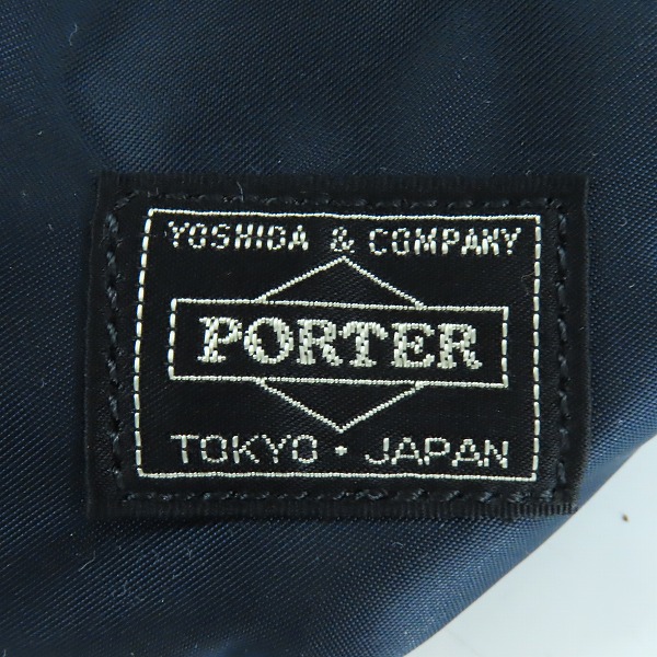 実際に弊社で買取させて頂いた(1)【未使用】PORTER/ポーター TANKER WAIST BAG (L) タンカー ウエストバッグ L アイアンブルー/622-76628の画像 4枚目
