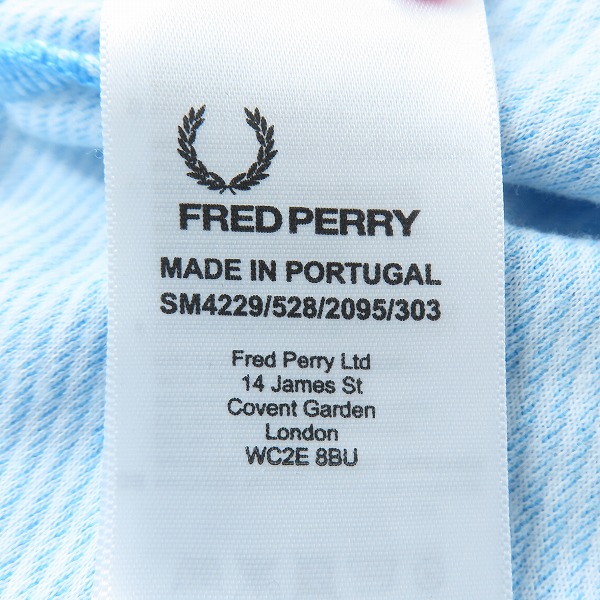 実際に弊社で買取させて頂いたFRED PERRY×RAF SIMONS/フレッドペリー×ラフシモンズ ポロシャツ SM4229/42の画像 3枚目
