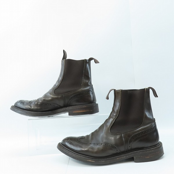 実際に弊社で買取させて頂いたTricker's/トリッカーズ HENRY/ヘンリー ウィングチップ サイドゴアブーツ 2754/9の画像 3枚目