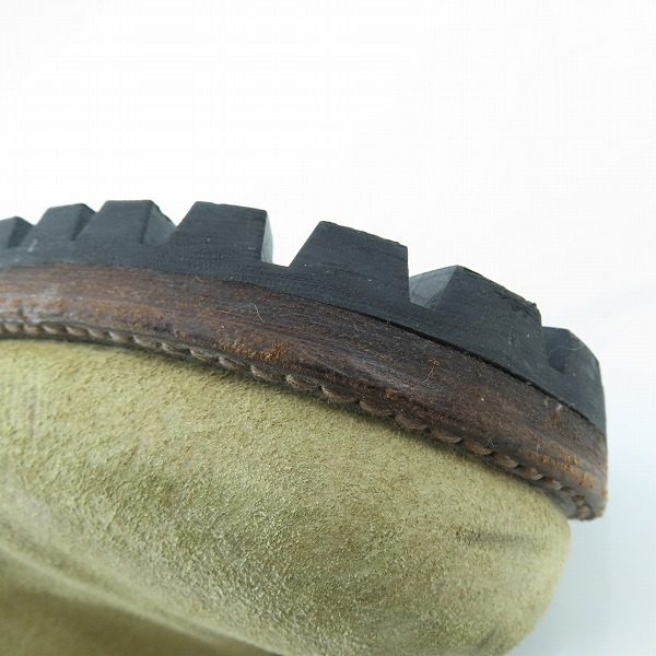 実際に弊社で買取させて頂いたKAZUYUKI KUMAGAI ATTACHMENT/カズユキクマガイ アタッチメント レザー スエード ブーツ ベージュ AA82-451/42.5の画像 7枚目