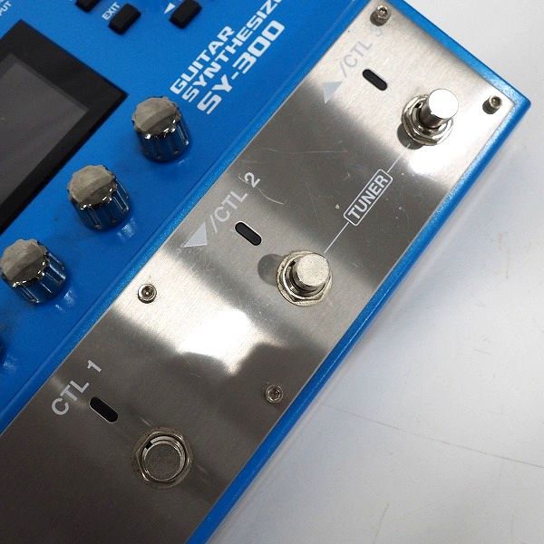 実際に弊社で買取させて頂いたBOSS/ボス SY-300 Guitar Synthesizer ギターシンセサイザー エフェクター ACアダプター付【簡易動作確認済】の画像 3枚目