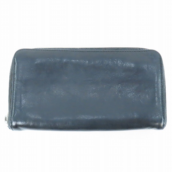 実際に弊社で買取させて頂いたCHROME HEARTS/クロムハーツ フルゼロピラミッドスタッズ REC-F ジップロングウォレットの画像 1枚目