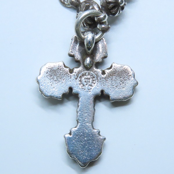 実際に弊社で買取させて頂いたCHROME HEARTS/クロムハーツ フィリグリークロス ペンダント XS/クロスボールチェーン #1 ネックレスの画像 2枚目