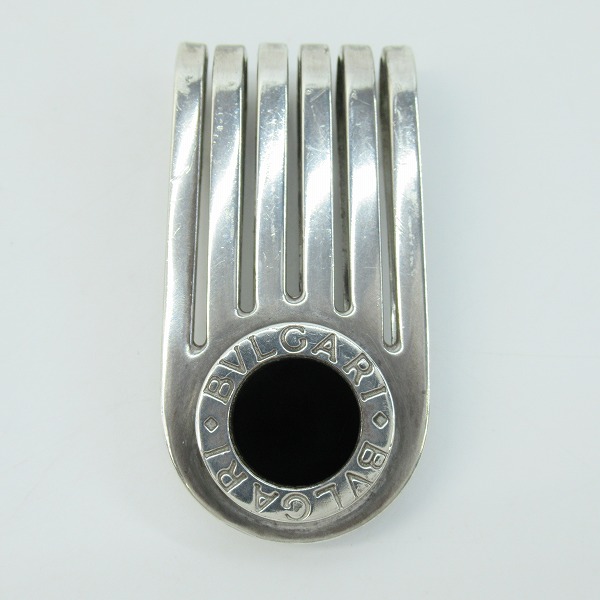 実際に弊社で買取させて頂いたBVLGARI/ブルガリ ブルガリブルガリ オニキス/SILVER925 マネークリップ の画像 1枚目