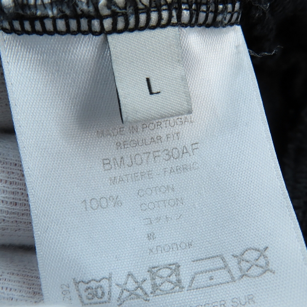 実際に弊社で買取させて頂いた【JPタグ】GIVENCHY/ジバンシィ 20AW Infinity Logo Cotton Hoodie ロゴプリント プルオーバーパーカー BMJ07F30AF/Lの画像 3枚目