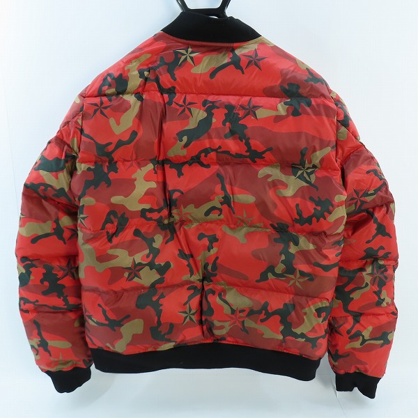 実際に弊社で買取させて頂いたglamb/グラム ダウンジャケット ブラック/カモフラ/迷彩 リバーシブル/3の画像 3枚目