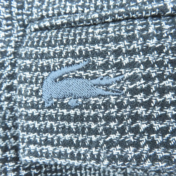 実際に弊社で買取させて頂いたLACOSTE/ラコステ グレンチェックチェスターコート BH8419/Mの画像 6枚目