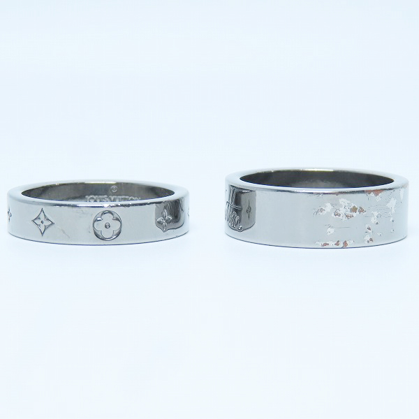 実際に弊社で買取させて頂いたLOUIS VUITTON/ルイヴィトン バーグ ユーアンドミー リング 2連 指輪 M00318/18.5-19.5号の画像 2枚目