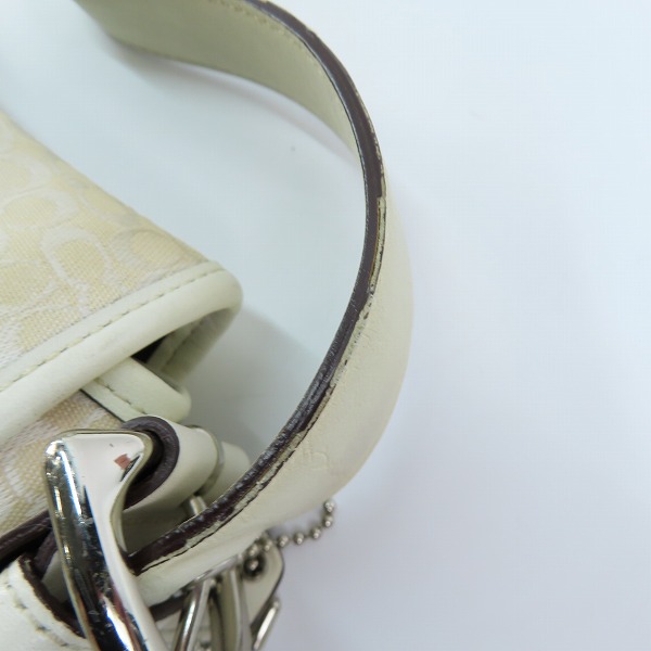 実際に弊社で買取させて頂いたCOACH/コーチ ミニシグネチャー ハンドバッグ F06808 の画像 8枚目