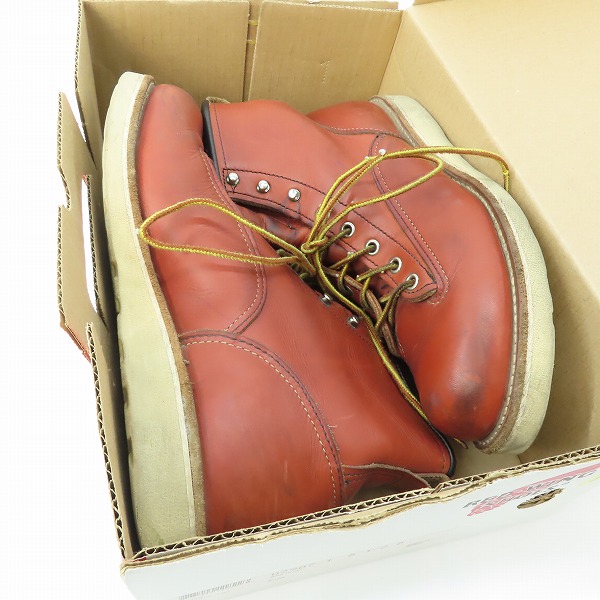 実際に弊社で買取させて頂いたRED WING/レッドウィング ラインマンブーツ 2907 8.5Dの画像 8枚目