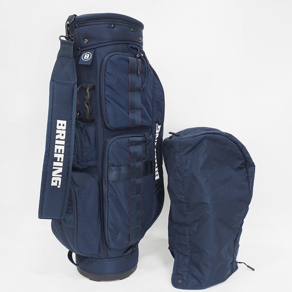 実際に弊社で買取させて頂いたBRIEFING/ブリーフィング CR-6 ゴルフ 8.5型 5分割キャディバッグ ネイビー