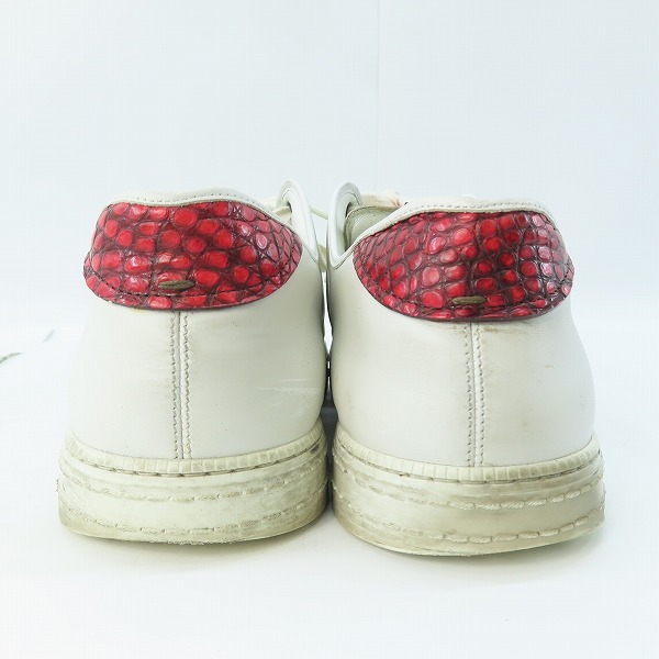 実際に弊社で買取させて頂いたBERLUTI/ベルルッティ クロコダイル ローカットスニーカー 9.5の画像 1枚目