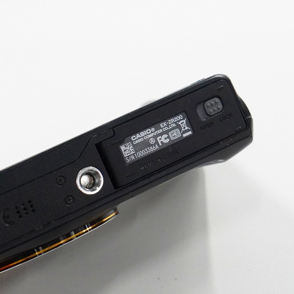 実際に弊社で買取させて頂いたCASIO/カシオ EX-ZR200 コンパクトデジタルカメラ 動作未確認の画像 6枚目