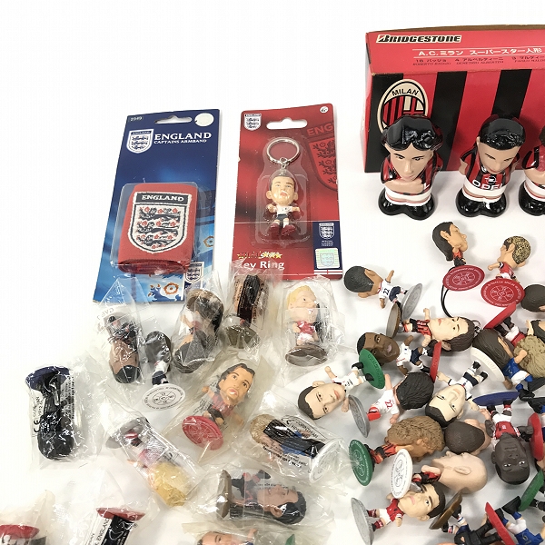 実際に弊社で買取させて頂いた【おまとめ/未開封含む】コリンシアン 他 プロスターズ/スーパースター人形 等 サッカー フィギュア/キーホルダー/バンド の画像 1枚目