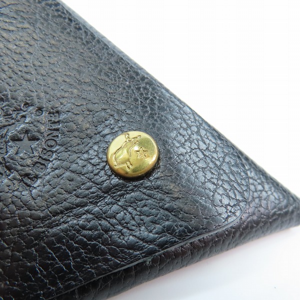 実際に弊社で買取させて頂いたIL BISONTE/イルビゾンテ レザー三角 コインケースの画像 6枚目