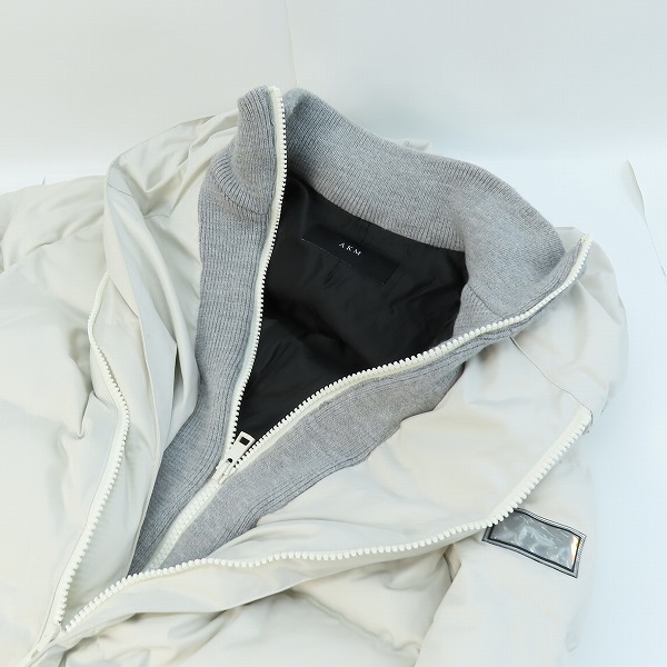 実際に弊社で買取させて頂いたAKM/エイケイエム WARP SKI DOWNラップスキーダウン 中綿入り ジップアップ ジャケット B330/XLの画像 2枚目