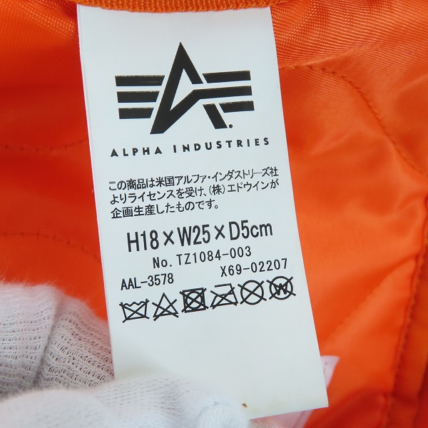 実際に弊社で買取させて頂いたALPHA INDUSTRIES/アルファインダストリーズ  ショルダーバック/TZ1084-003の画像 6枚目