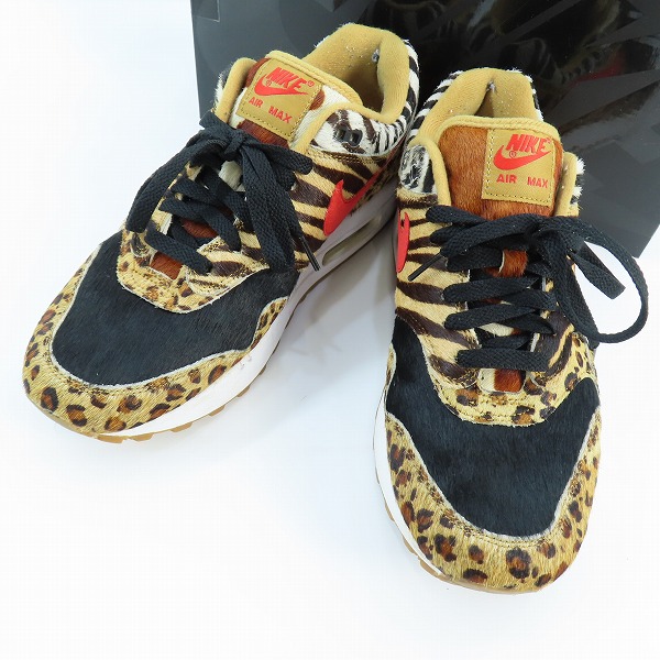 実際に弊社で買取させて頂いたNIKE×ATMOS/ナイキ×アトモス AIR MAX 1 DLX/エアマックス1 アニマルパック 2.0 AQ0928-700/26.5
