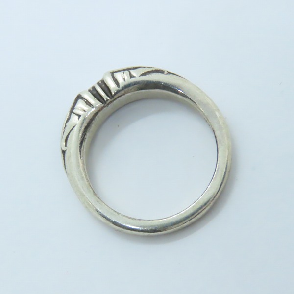 実際に弊社で買取させて頂いたCHROME HEARTS/クロムハーツ BABY CLASSIC RING ”K&T" ベビークラシック ケー＆ティーリング 11.5-12号の画像 5枚目