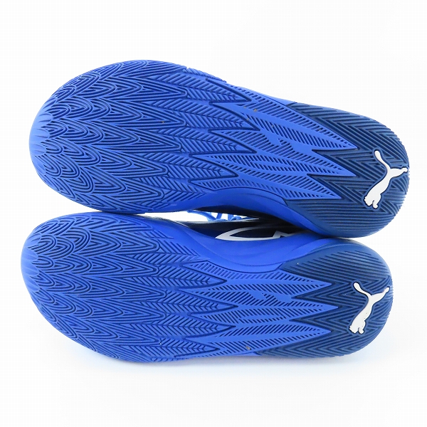 実際に弊社で買取させて頂いたPUMA/プーマ MB.02 Lo LaMelo Ball/ラメロ・ボール シグネイチャーモデル Blazing Blue/Royal Sapphire 377766 02/27.0の画像 2枚目