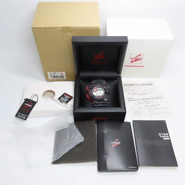 実際に弊社で買取させて頂いたG-SHOCK/Gショック FROGMAN/フロッグマン 2011年バーゼル 限定200個 腕時計 GWF-T1000BS-1JRの画像 7枚目