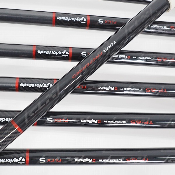 実際に弊社で買取させて頂いたTaylorMade/テーラーメイド TOUR PREFERRED CB FORGED フォージド アイアン #5～9,P,Sw 7本セット TP-65 FLEX:Sの画像 6枚目