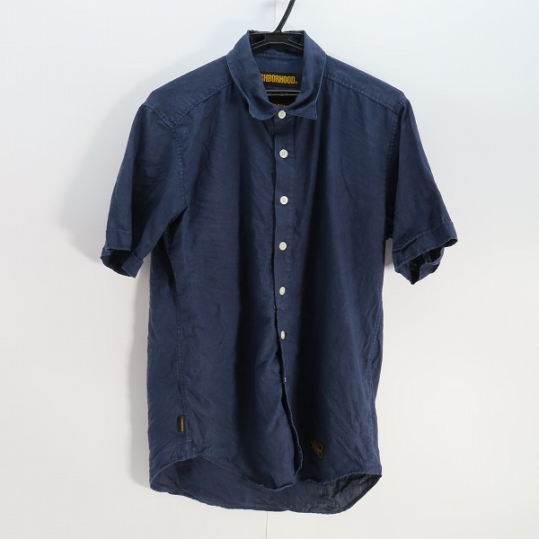 実際に弊社で買取させて頂いたNEIGHBORHOOD/ネイバーフッド 半袖ボタンシャツ/シャンブレーシャツ 181BENH-SHM02/S