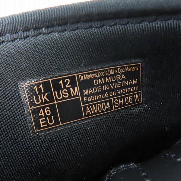 実際に弊社で買取させて頂いたDr.Martens×SUICOKE/ドクターマーチン×スイコック DM MURA サンダル  UK11の画像 6枚目