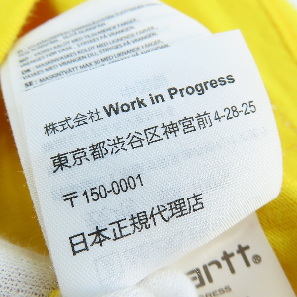 実際に弊社で買取させて頂いたCarhartt/カーハート カラー切替長袖ポロシャツ Lの画像 5枚目