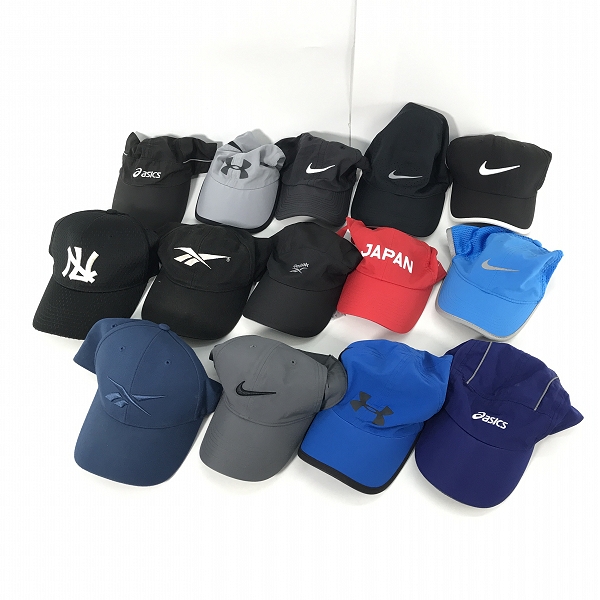 実際に弊社で買取させて頂いた【おまとめ】NIKE/ナイキ UNDER ARMOUR/アンダーアーマー Reebok/リーボック 等 ランニングキャップ