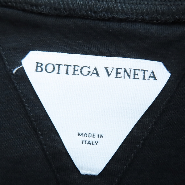 実際に弊社で買取させて頂いたBOTTEGAVENETA/ボッテガヴェネタ 22SS ドロー ストリング/Vステッチ ボトルネック 半袖 Tシャツ 707806 VF1U0/XSの画像 2枚目