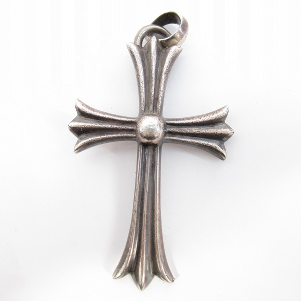 実際に弊社で買取させて頂いた【ギャラ付き】CHROME HEARTS/クロムハーツ CH CROSS LRG/ラージクロスペンダント w/ベイルの画像 1枚目