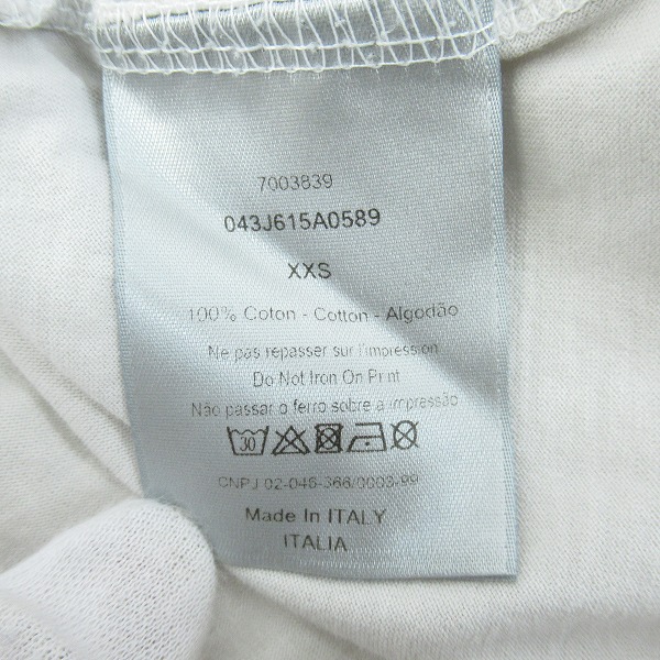 実際に弊社で買取させて頂いた【JPタグ】DIOR/ディオール 21SS ATELIER ロゴプリント 半袖 Tシャツ 043J615A0589/XXSの画像 3枚目