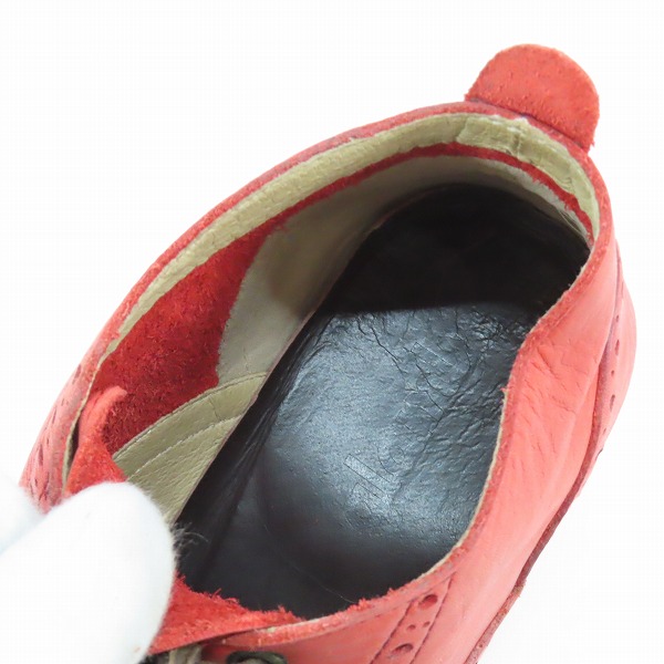 実際に弊社で買取させて頂いたglamb/グラム パンチドキャップトゥ/メダリオン レザーシューズ/1の画像 4枚目