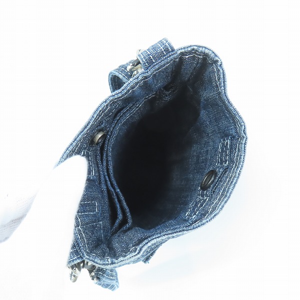 実際に弊社で買取させて頂いたPORTER/ポーター オンス デニムミニショルダーバッグ S/520-07604の画像 3枚目